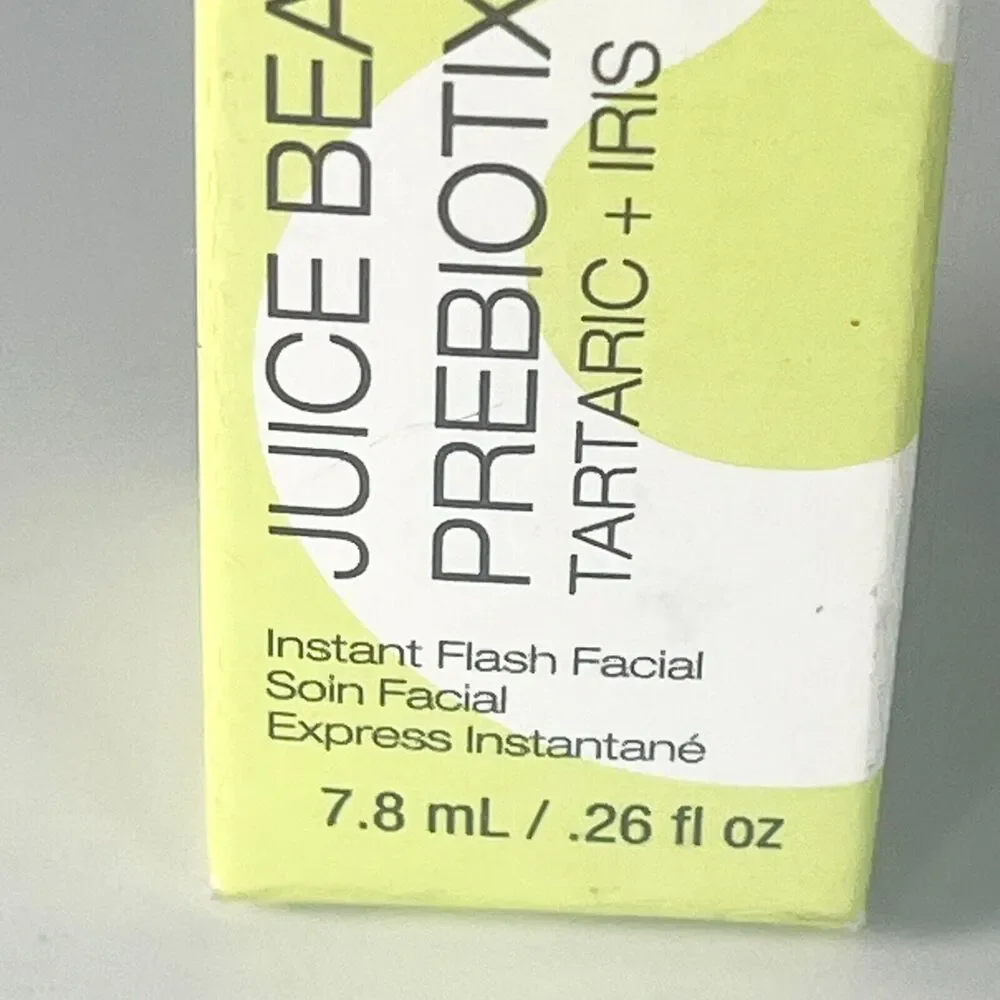 Juice Beauty PreBiotix Tartraic Iris Instant Flash Facial Travel .26oz 7.8ml New